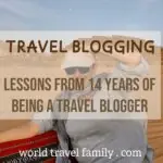 travel blogging lessons