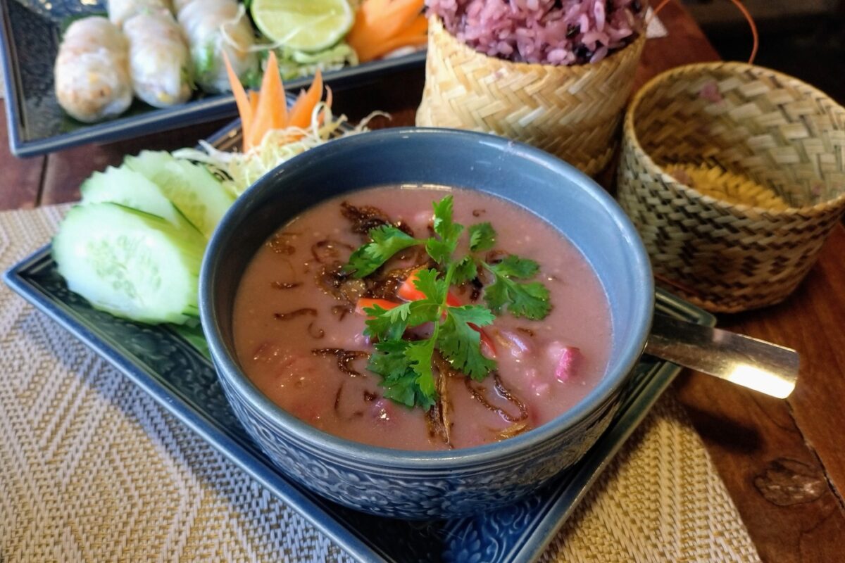 Traditional Laos food