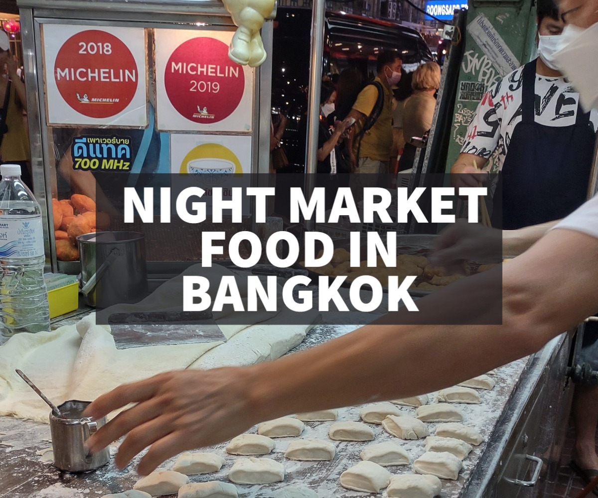 night market food bangkok